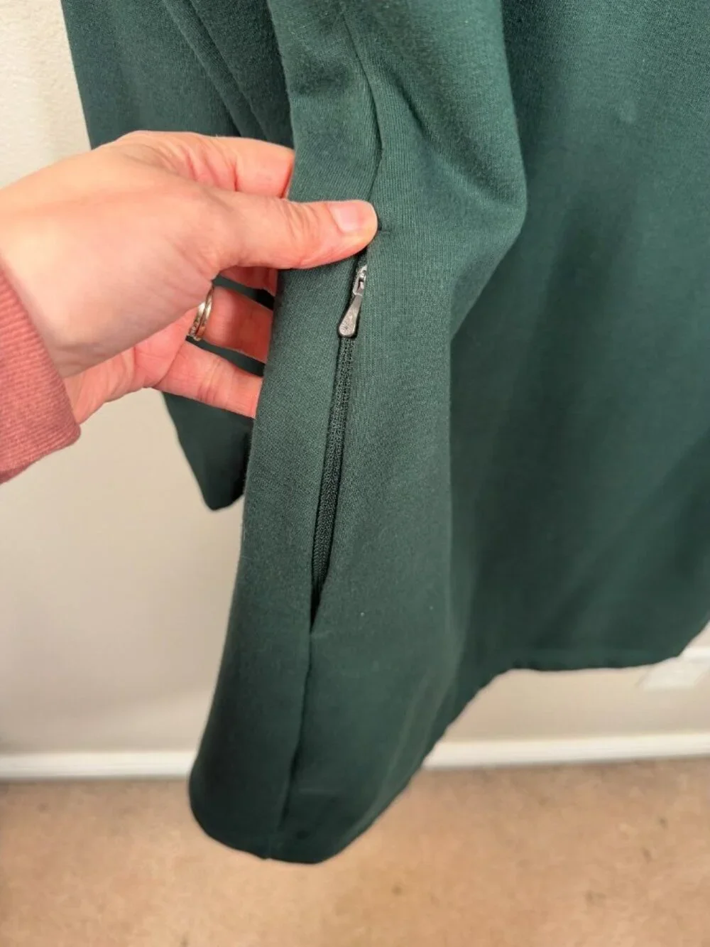 Athleta fleece lining